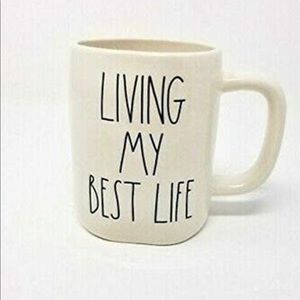 Rae Dunn Living My Best life coffee mug, like new.